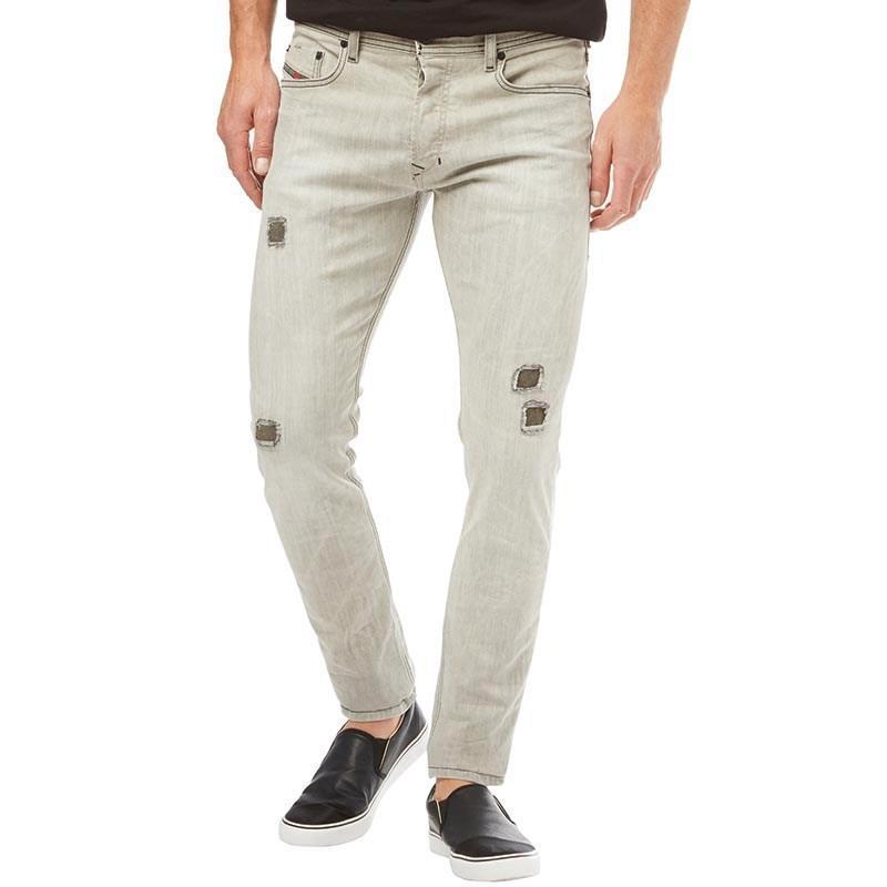 DIESEL TEPPHAR 0676M Mens Denim Cotton Casual Stretch Jeans Slim Fit Carrot
