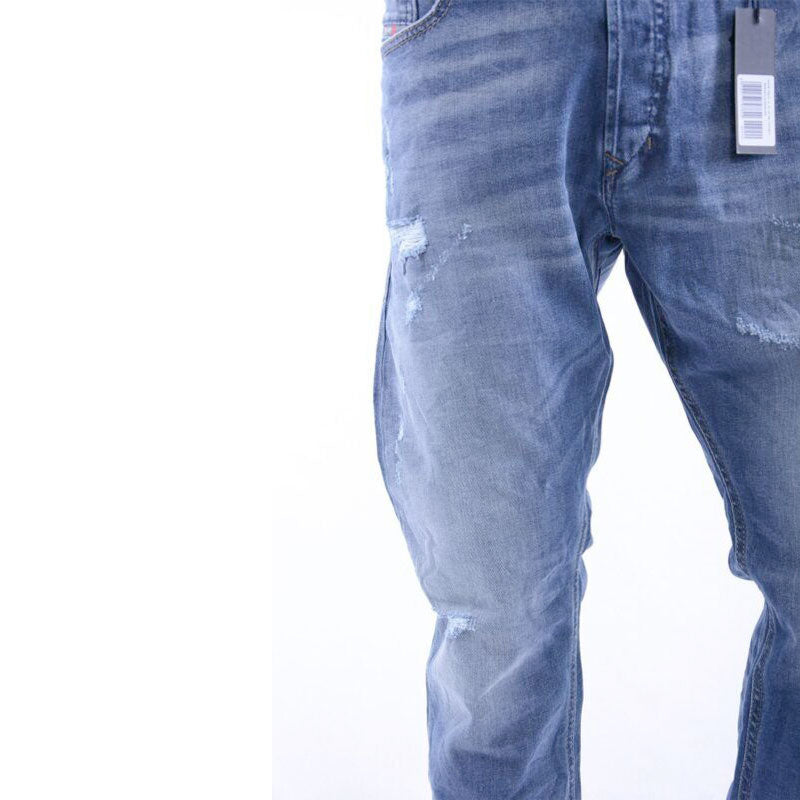 DIESEL TEPPHAR 084LR Mens Denim Jeans D.N.A Stretch Slim Fit Carrot Diesel Pants