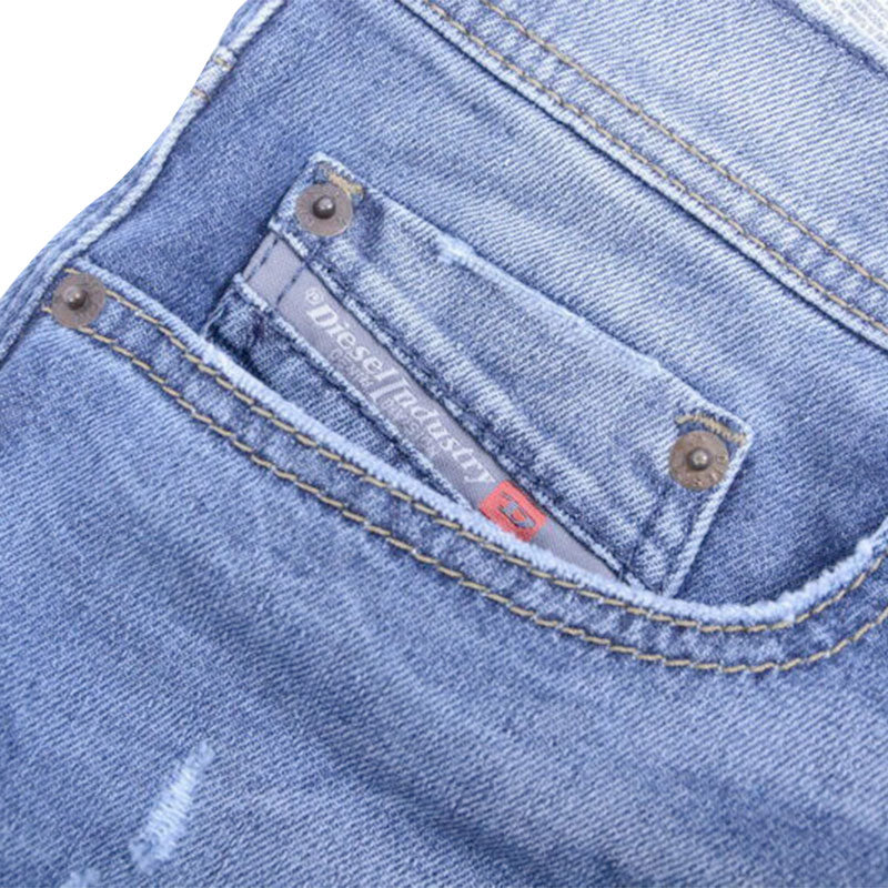 DIESEL TEPPHAR 084LR Mens Denim Jeans D.N.A Stretch Slim Fit Carrot Diesel Pants