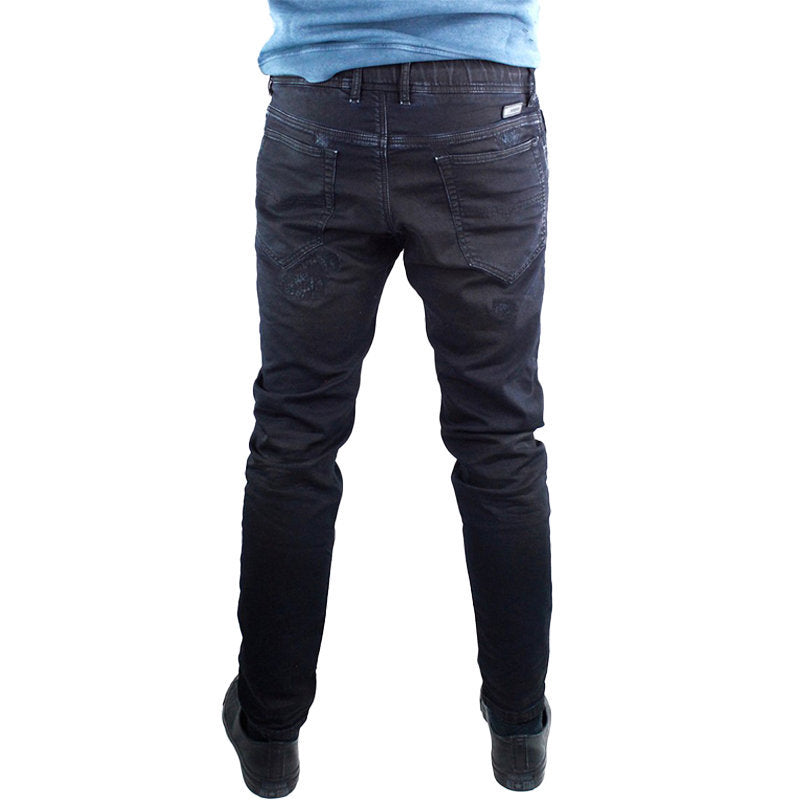 DIESEL NARROT NE 0681S Mens Denim Sweat Jogg Jeans Stretch Regular Fit Carrot