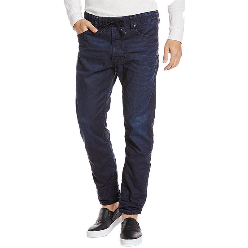 DIESEL NARROT NE 0681S Mens Denim Sweat Jogg Jeans Stretch Regular Fit Carrot