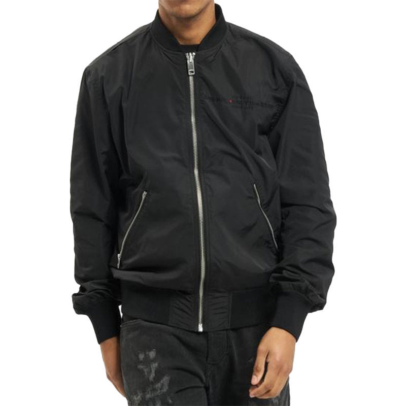 DIESEL J TOWN Mens Bomber Jacket Reversible Casual Ribbed Cuffs Regular Fit