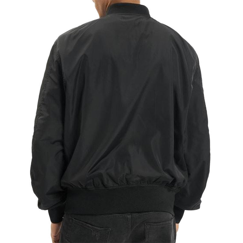 DIESEL J TOWN Mens Bomber Jacket Reversible Casual Ribbed Cuffs Regular Fit