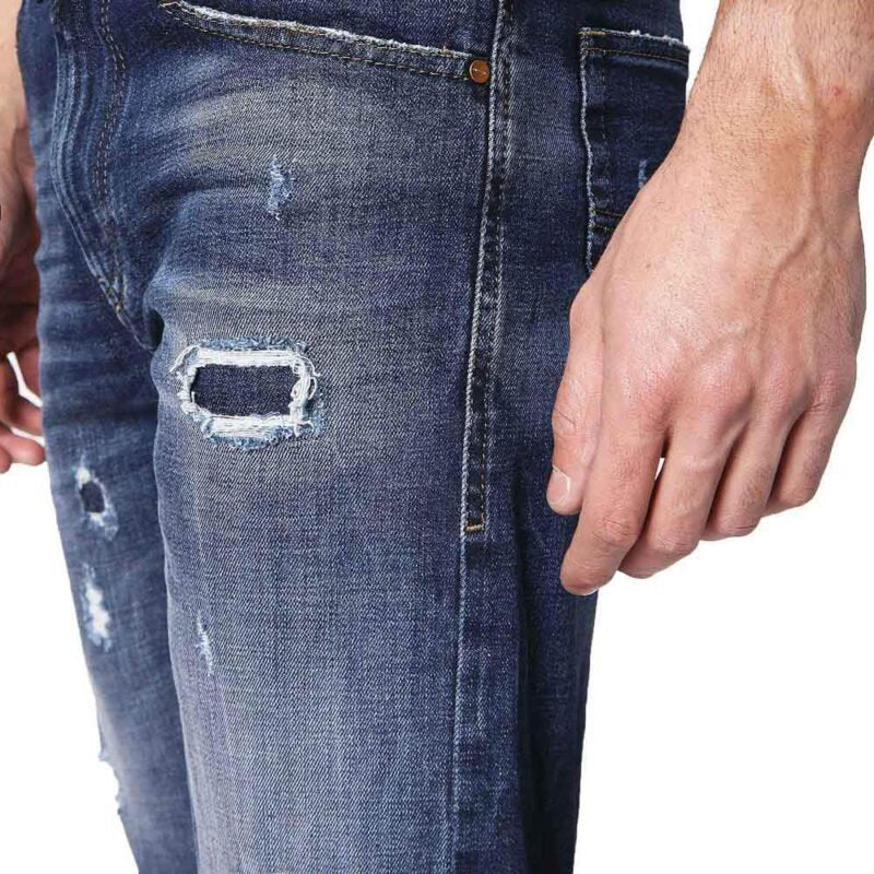 DIESEL THOSHORT 084QT Mens Denim Jeans Shorts Summer Casual Beach Faded Shorts