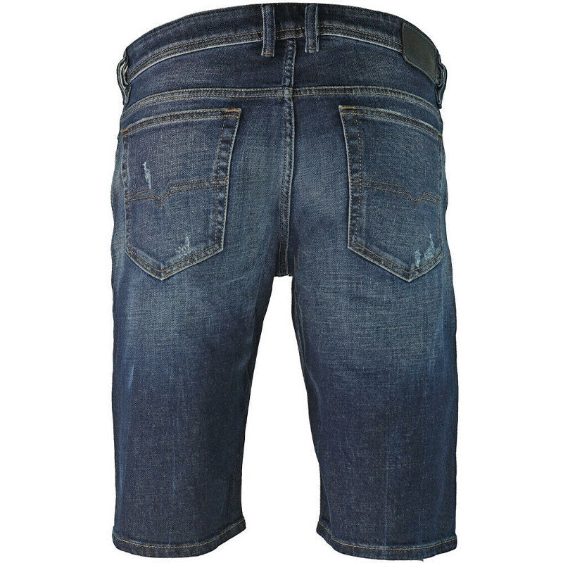 DIESEL THOSHORT 084QT Mens Denim Jeans Shorts Summer Casual Beach Faded Shorts