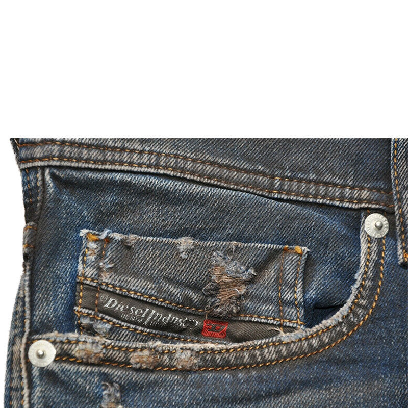 DIESEL TEPPHAR 084XU Mens Casual Denim Jeans Lyocell Stretch Slim Fit Pants