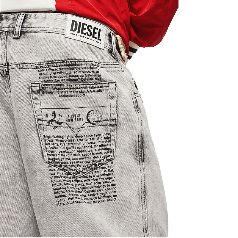 DIESEL D WILLOH 0NAWA Mens Denim Jeans Shorts Summer Casual Beach Faded Shorts