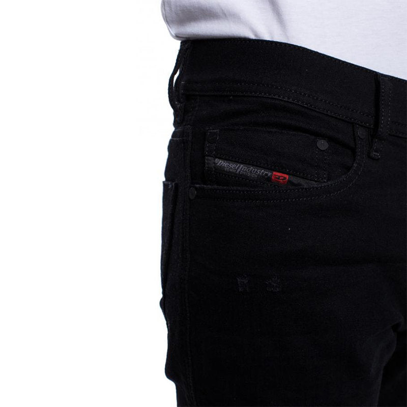 DIESEL TEPPHAR 069AC Mens Denim Jeans Casual Slim Fit Tapered Distressed Pants