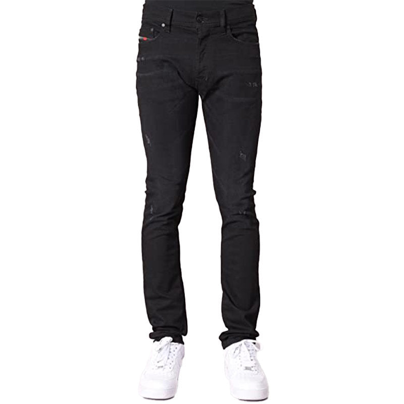 DIESEL TEPPHAR 069AC Mens Denim Jeans Casual Slim Fit Tapered Distressed Pants