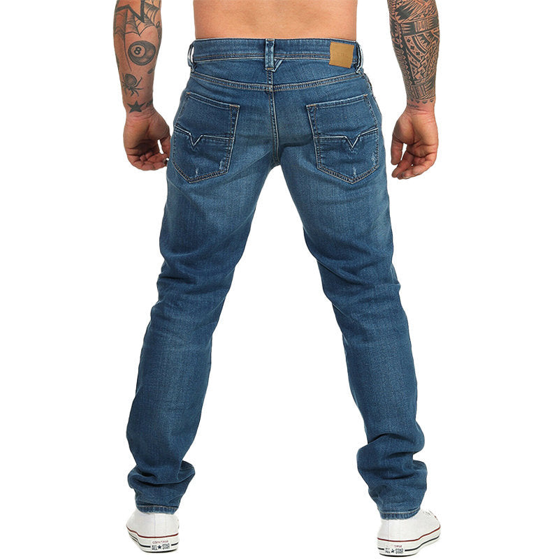 DIESEL LARKEE BEEX 084QQ Mens Denim Jeans Casual Stretch Regular Tapered Pants