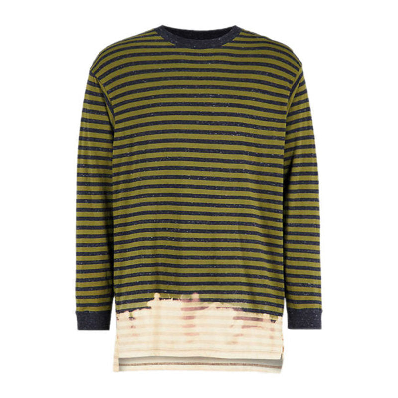 DIESEL T HALO Mens T Shirt Crew Neck Casual Cotton Long Sleeve Summer Tees