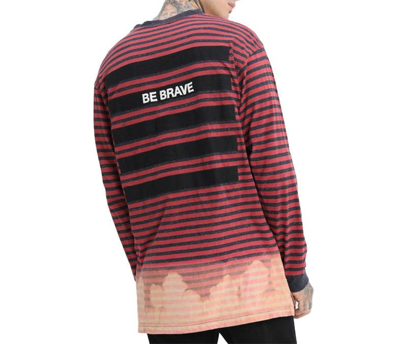 DIESEL T HALO Mens T Shirt Crew Neck Casual Cotton Long Sleeve Summer Tees