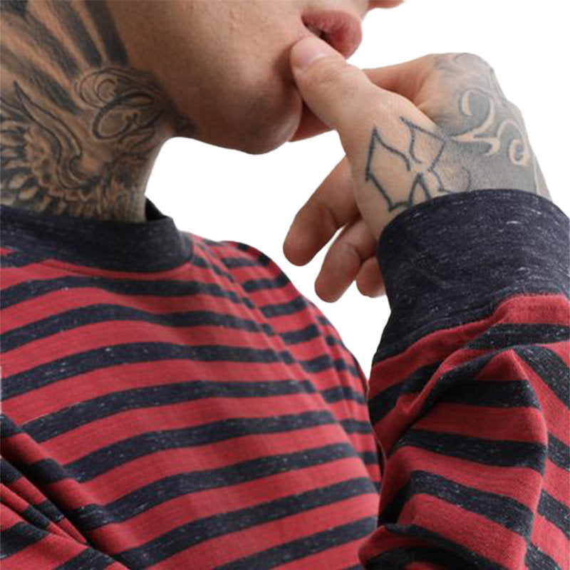 DIESEL T HALO Mens T Shirt Crew Neck Casual Cotton Long Sleeve Summer Tees