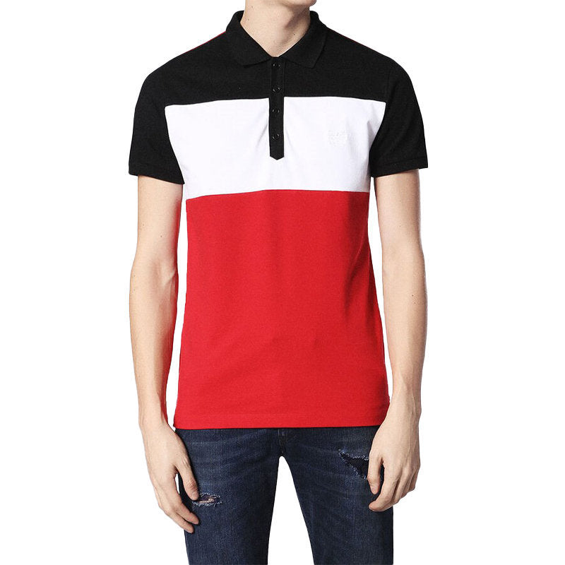 DIESEL T DAY Mens Polo T Shirt Short Sleeve Slim Fit Casual Summer Golf Tee Top