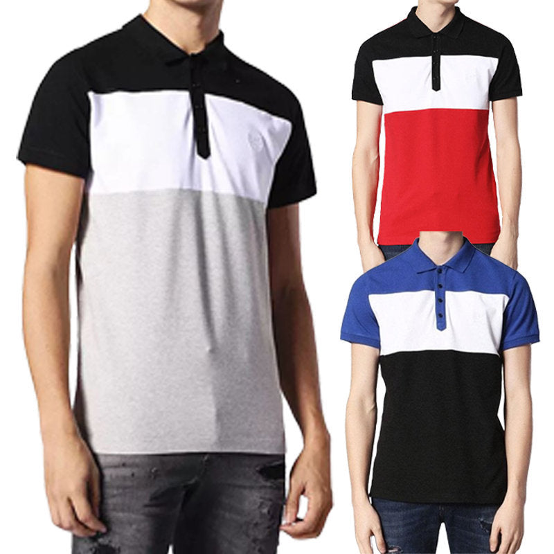 DIESEL T DAY Mens Polo T Shirt Short Sleeve Slim Fit Casual Summer Golf Tee Top