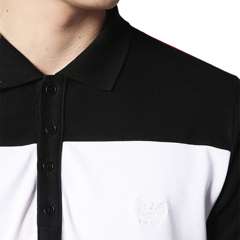 DIESEL T DAY Mens Polo T Shirt Short Sleeve Slim Fit Casual Summer Golf Tee Top