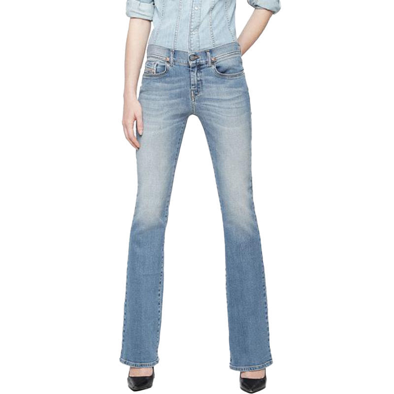 DIESEL LOWLEEH 084VD Womens Jeans Denim Stretch Slim Bootcut Low Waist Fit Pants