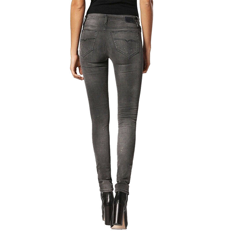 DIESEL SKINZEE 0683L Womens Jeans Super Slim Skinny Regular Waist Fit Pants