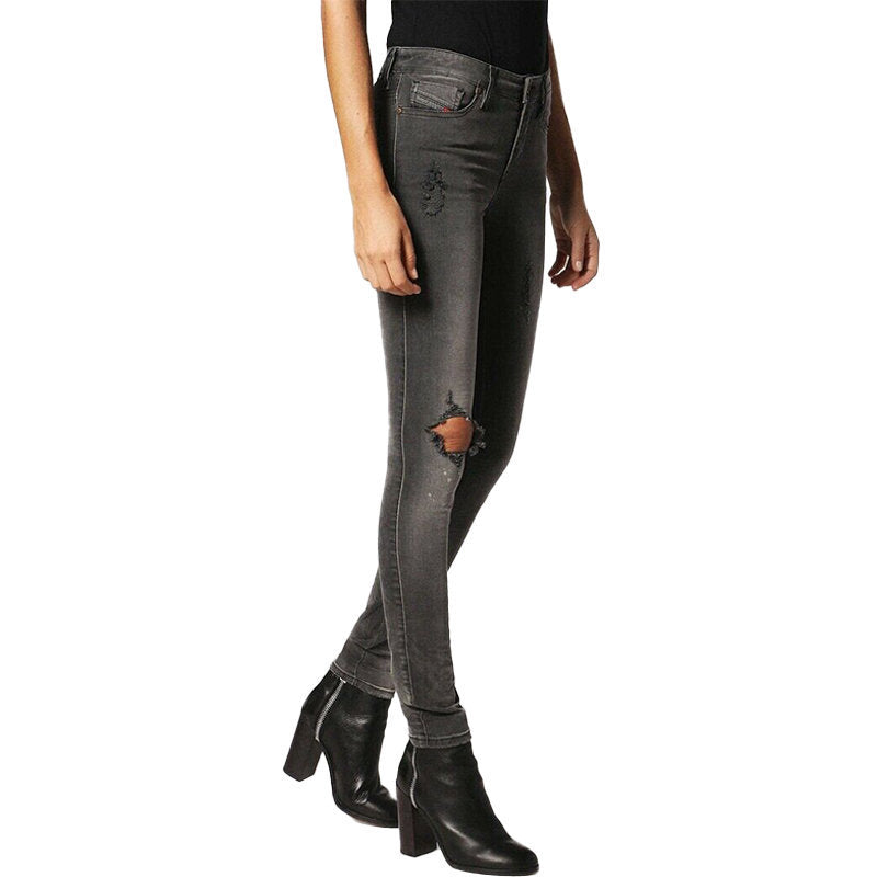 DIESEL SKINZEE 0683L Womens Jeans Super Slim Skinny Regular Waist Fit Pants