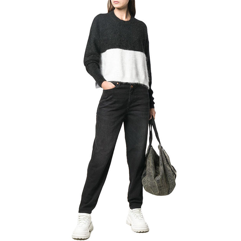 DIESEL ALYS 069BG Womens Jeans Denim Regular Straight Regular Waist Fit Pants