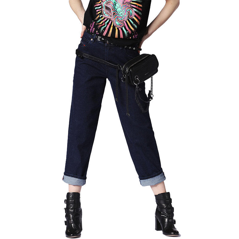 DIESEL NICLAH 084CG Womens Jeans Denim Regular Straight High Waist Fit Pants