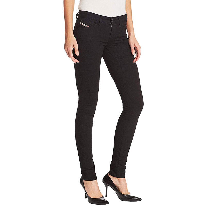 DIESEL SKINZEE 0813E Womens Jeans Super Slim Skinny Regular Waist Fit Pants