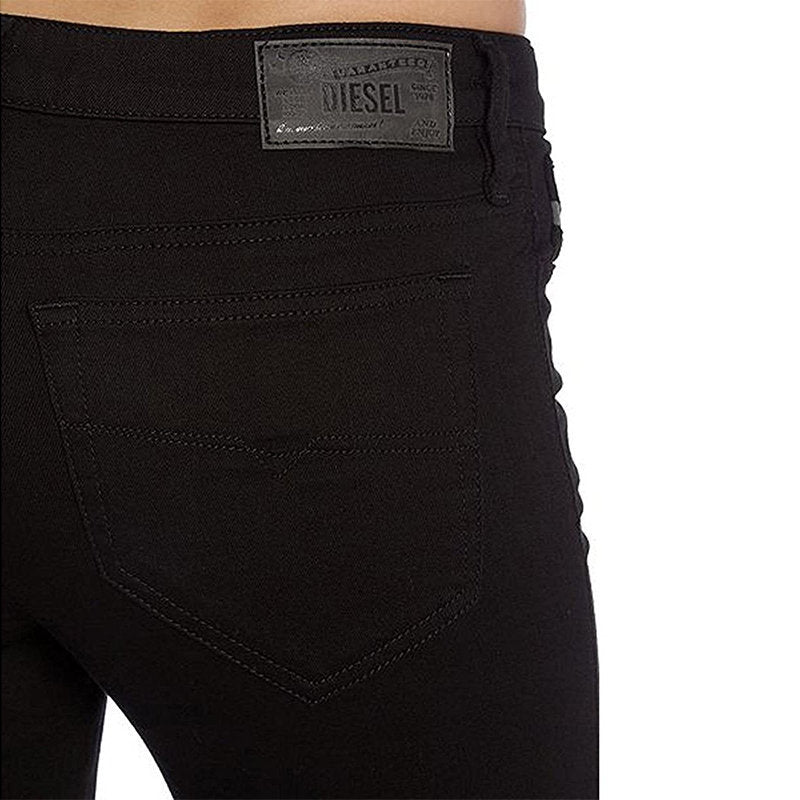 DIESEL SKINZEE 0813E Womens Jeans Super Slim Skinny Regular Waist Fit Pants
