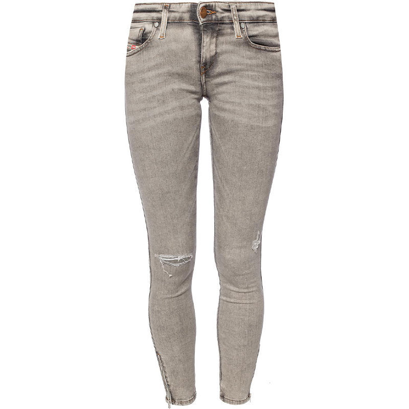 DIESEL SKINZEE LOW ZIP 084UP Womens Jeans Super Slim Skinny Low Waist Fit Pants