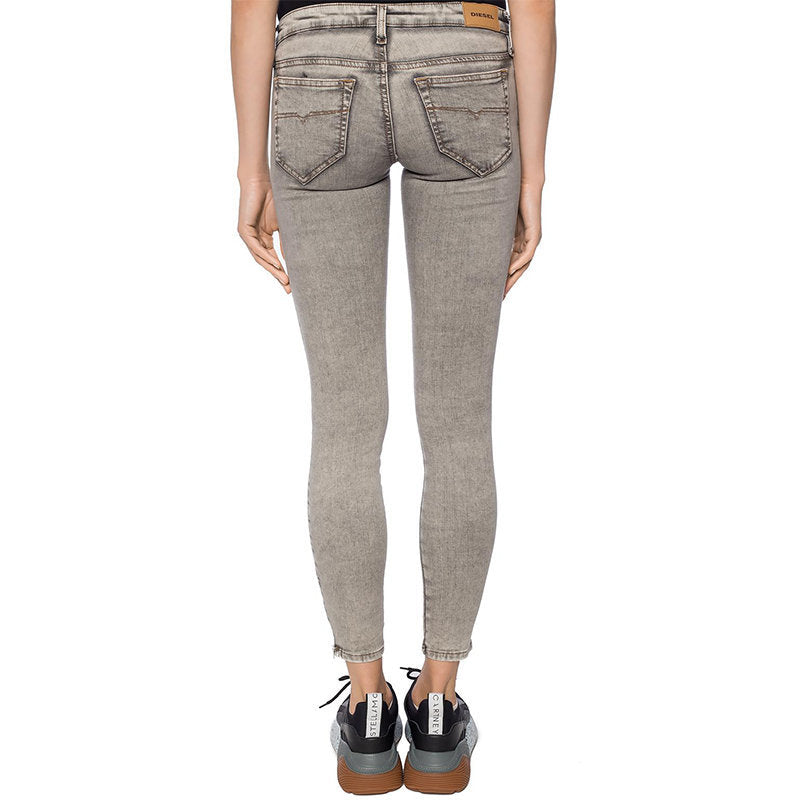 DIESEL SKINZEE LOW ZIP 084UP Womens Jeans Super Slim Skinny Low Waist Fit Pants