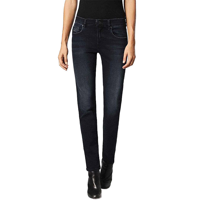 DIESEL SANDY 0686B Womens Jeans Regular Slim Straight Regular Waist Fit Trouser