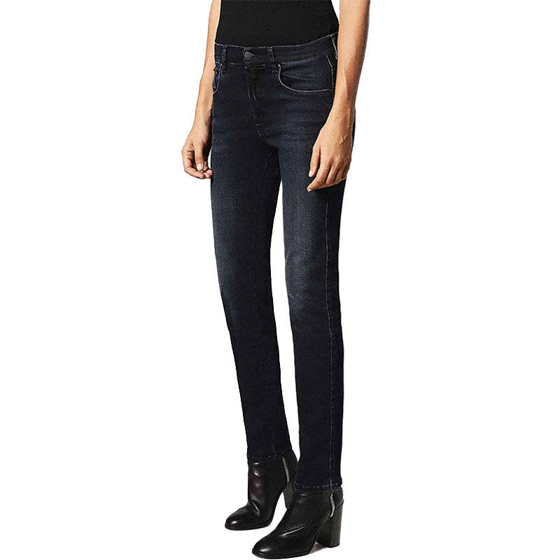 DIESEL SANDY 0686B Womens Jeans Regular Slim Straight Regular Waist Fit Trouser