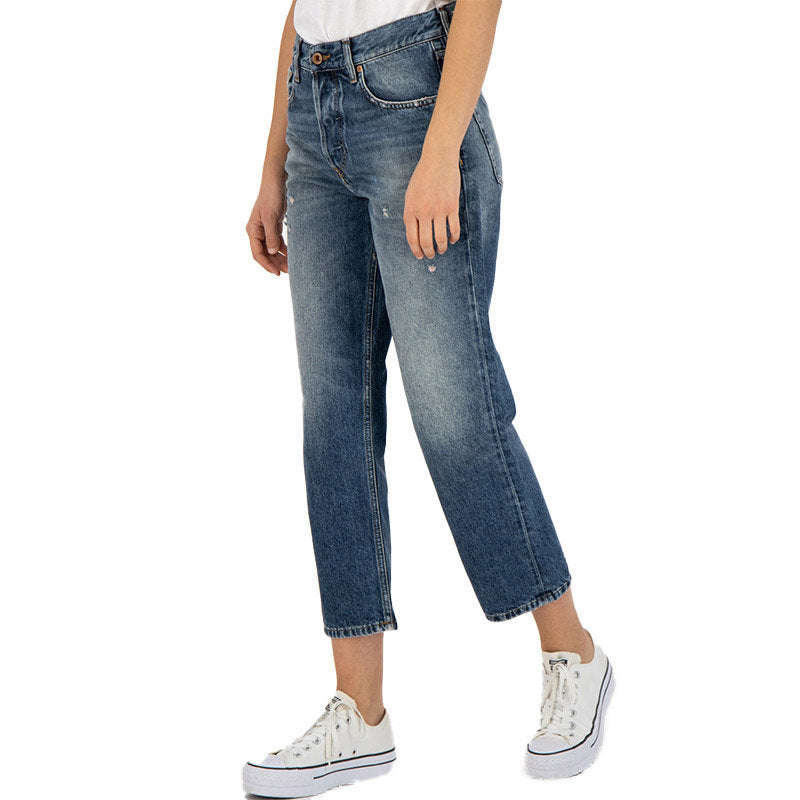 DIESEL ARYEL 084VB Womens Jeans Denim Regular Straight Regular Waist Fit Pants