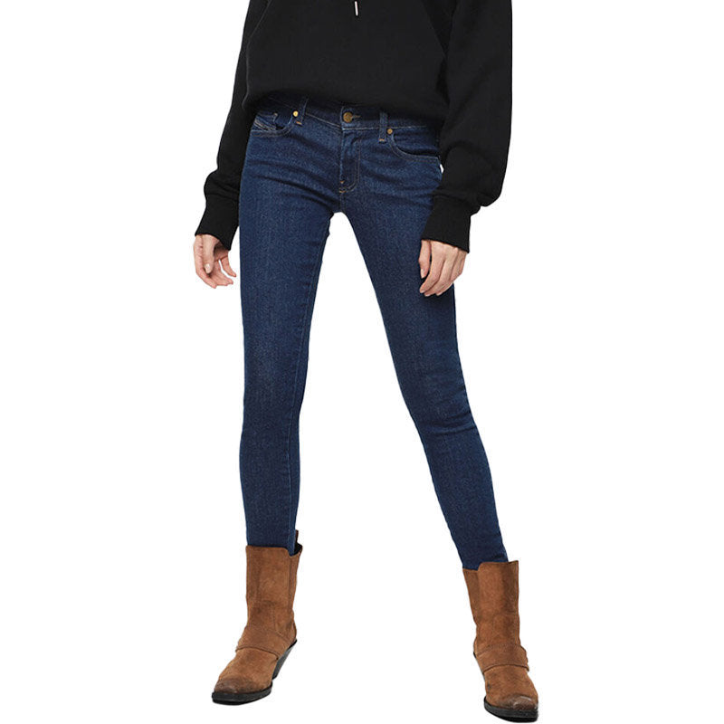 DIESEL SLANDY LOW 082AA Womens Jeans Super Slim Skinny Low Waist Fit Pants