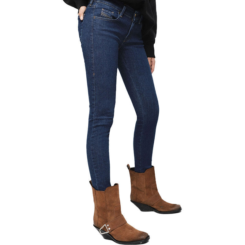 DIESEL SLANDY LOW 082AA Womens Jeans Super Slim Skinny Low Waist Fit Pants