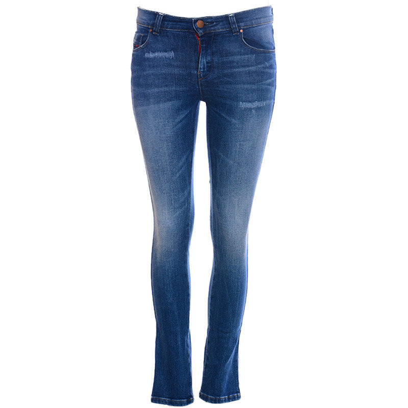 DIESEL SANDY C681U Womens Jeans Regular Slim Straight Regular Waist Fit Trouser