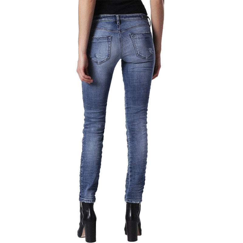 DIESEL GRACEY 084GM Womens Jeans Stretch Super Slim Skinny Low Waist Fit Pants
