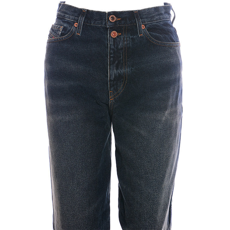 DIESEL ALYS 084ZK Womens Jeans Denim Regular Straight Regular Waist Fit Pants