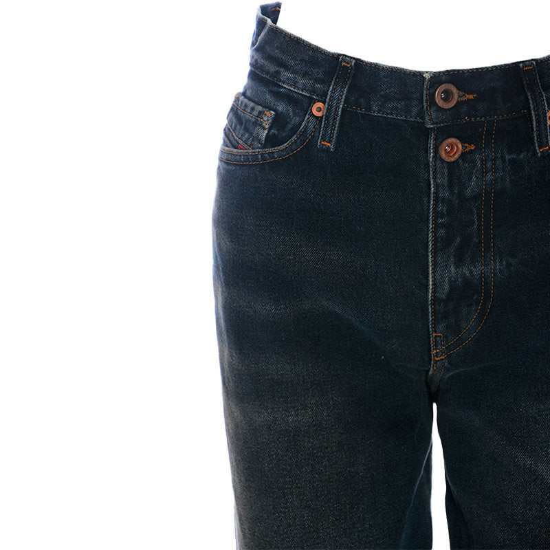 DIESEL ALYS 084ZK Womens Jeans Denim Regular Straight Regular Waist Fit Pants