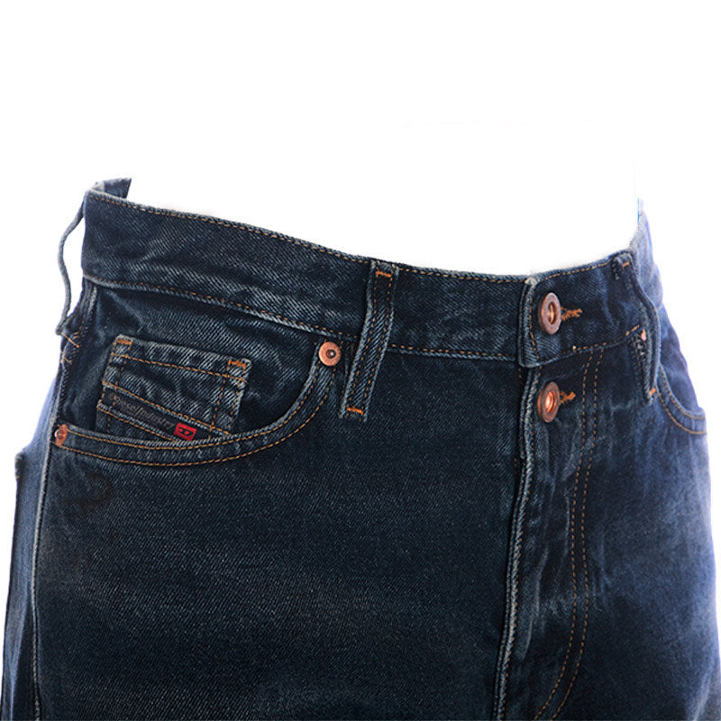 DIESEL ALYS 084ZK Womens Jeans Denim Regular Straight Regular Waist Fit Pants