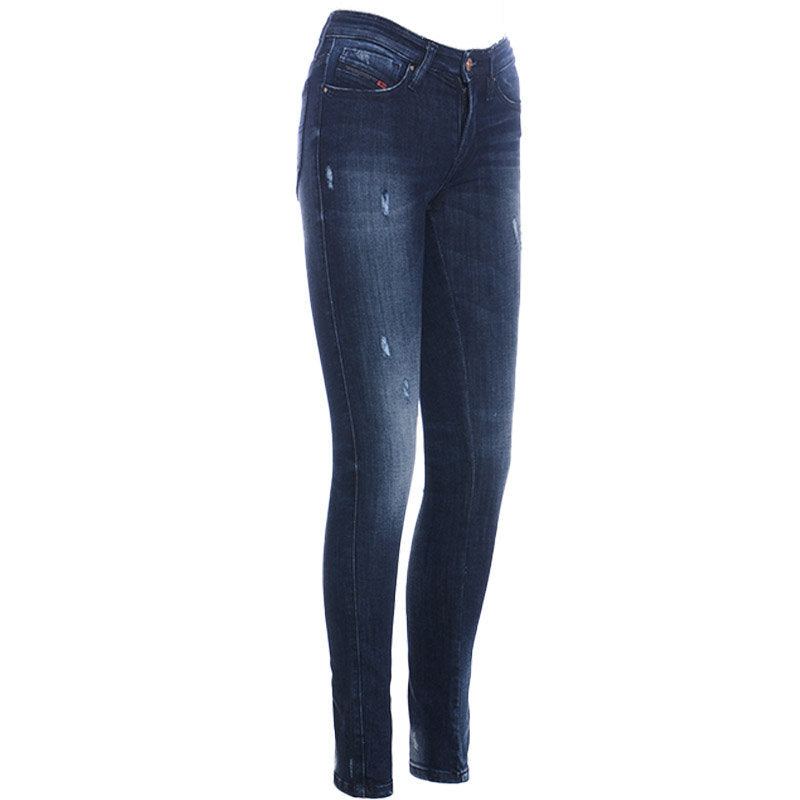 DIESEL SKINZEE-XP RB010 Womens Jeans Super Skinny Regular Waist Fit Denim Pants