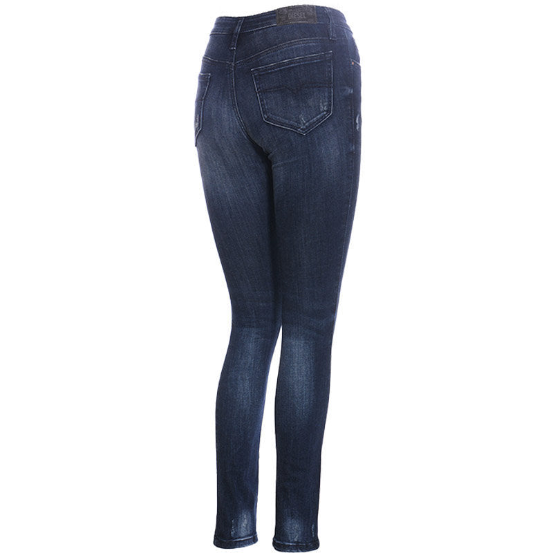 DIESEL SKINZEE-XP RB010 Womens Jeans Super Skinny Regular Waist Fit Denim Pants