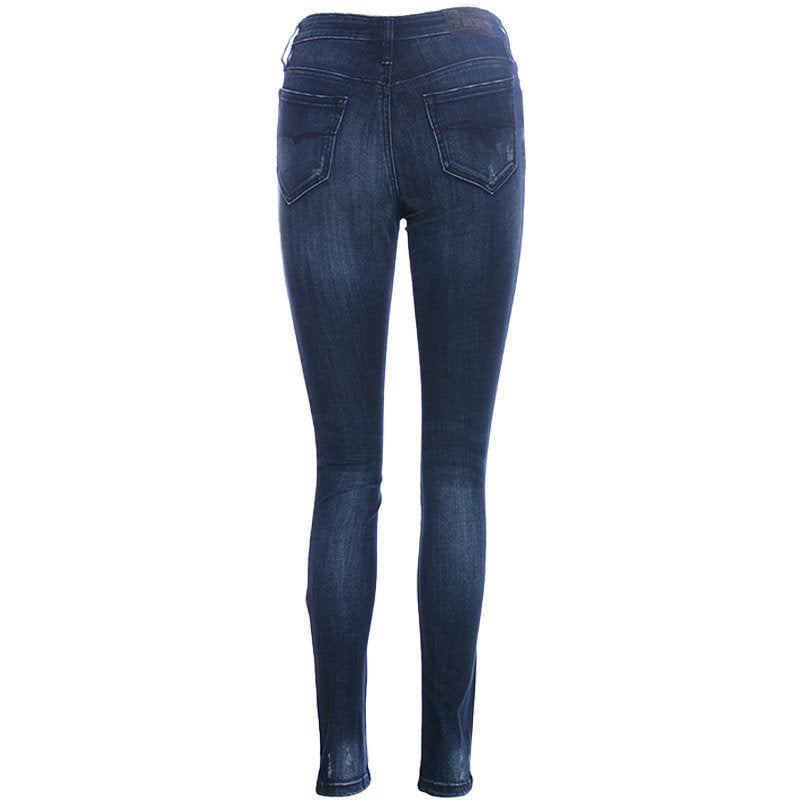 DIESEL SKINZEE-XP RB010 Womens Jeans Super Skinny Regular Waist Fit Denim Pants