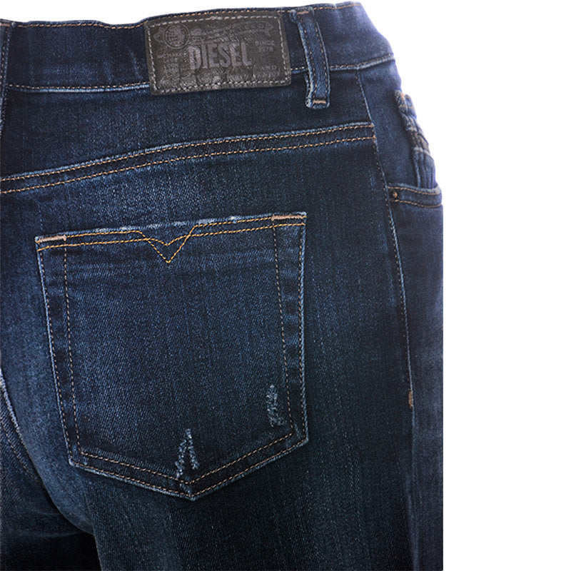 DIESEL NICLAH R60L8 Womens Jeans Denim Regular Straight High Waist Fit Pants