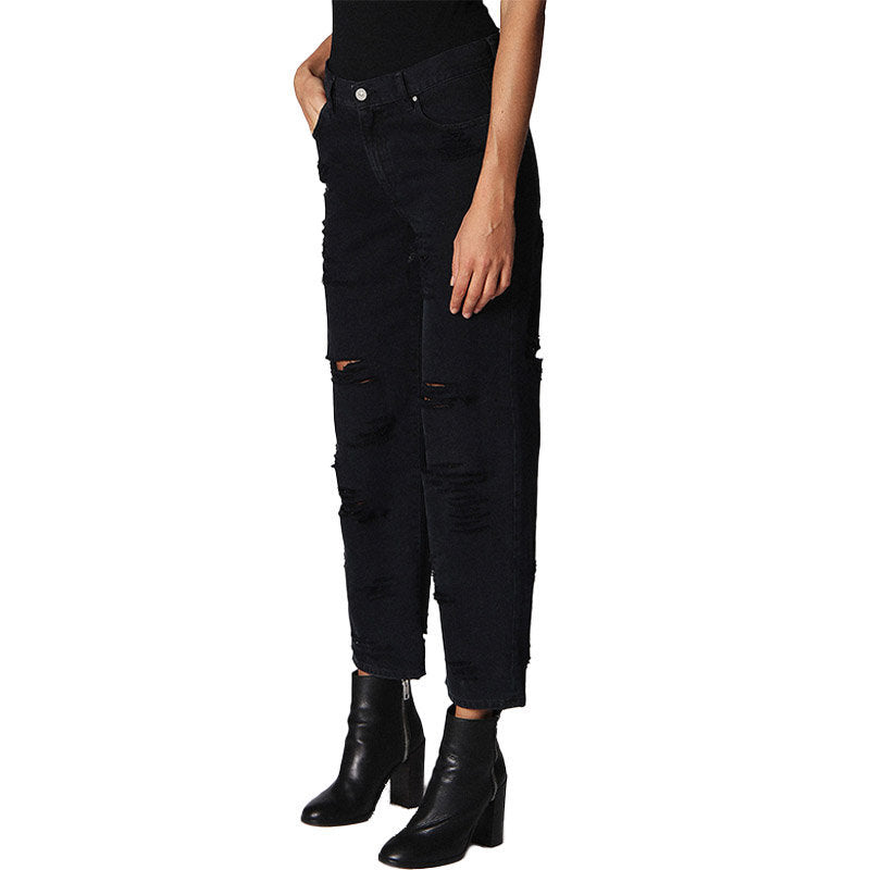 DIESEL NICLAH 084NZ Womens Jeans Denim Regular Straight High Waist Fit Pants