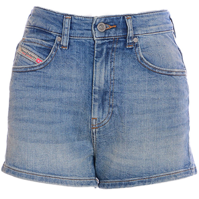 DIESEL D EISELLE RB021 Womens Jeans Short Denim Regular Fit Summer Casual Shorts