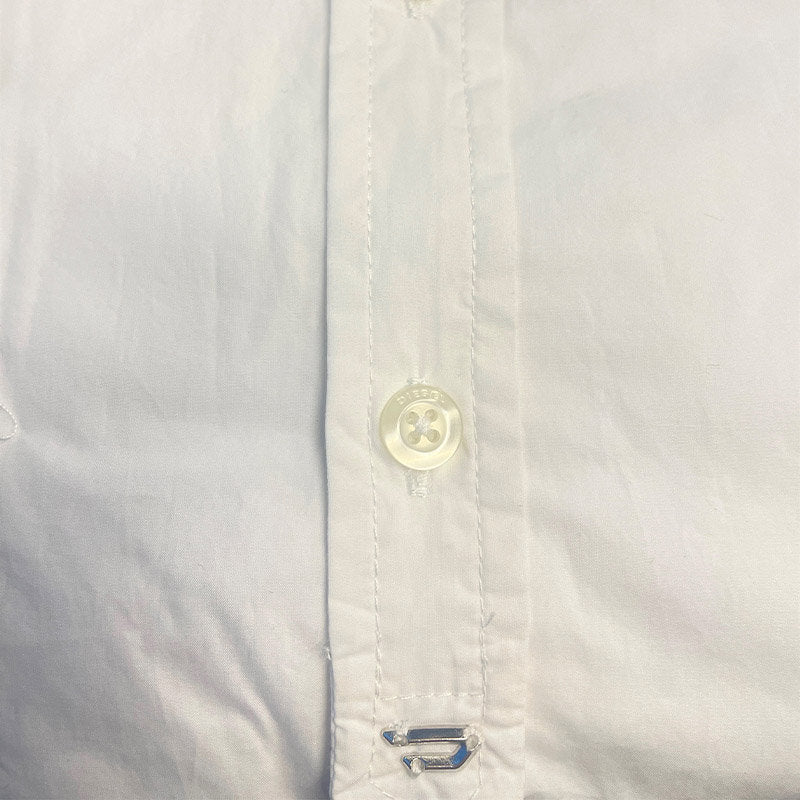 DIESEL R SGHEI Mens Shirt Slim Fit Casual Cotton Long Sleeve Outwear Work Office