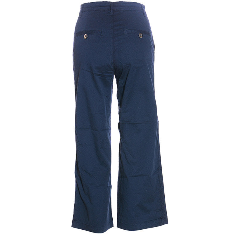 DIESEL R ELOISE Womens Pant Trouser Loose Fit Causal Pants Navy Chinos Office