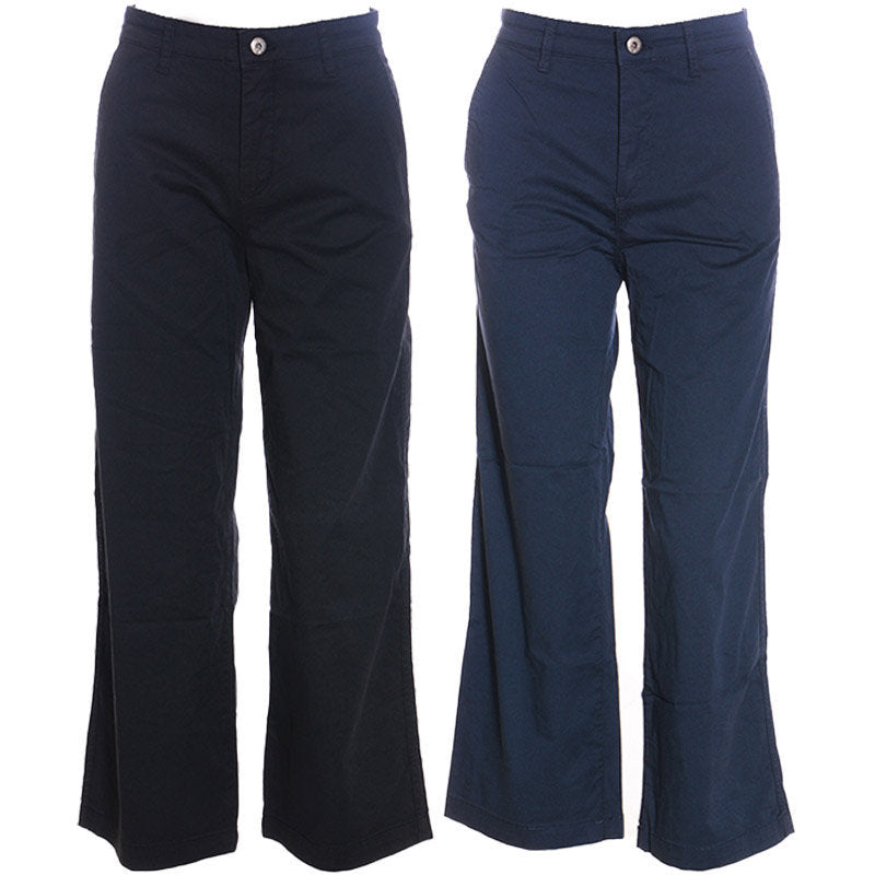 DIESEL R ELOISE Womens Pant Trouser Loose Fit Causal Pants Navy Chinos Office