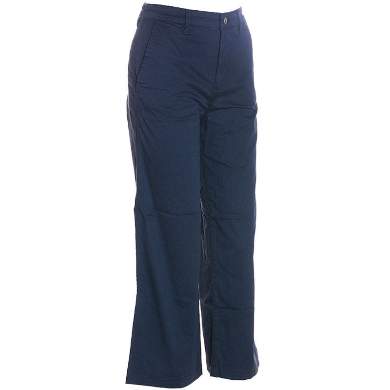DIESEL R ELOISE Womens Pant Trouser Loose Fit Causal Pants Navy Chinos Office