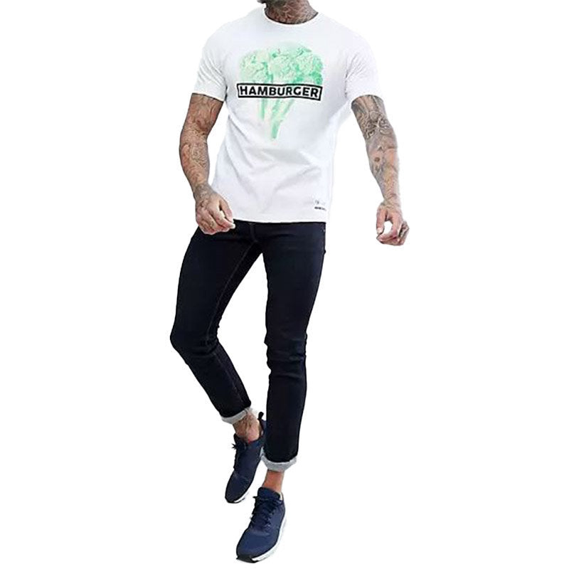 DIESEL T JUST SO Mens T Shirt Short Sleeve Crew Neck Casual Summer Cotton Tees